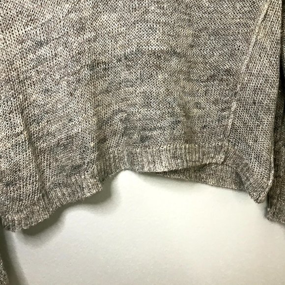 Vince split neck linen blend sweater - Picture 7 of 12